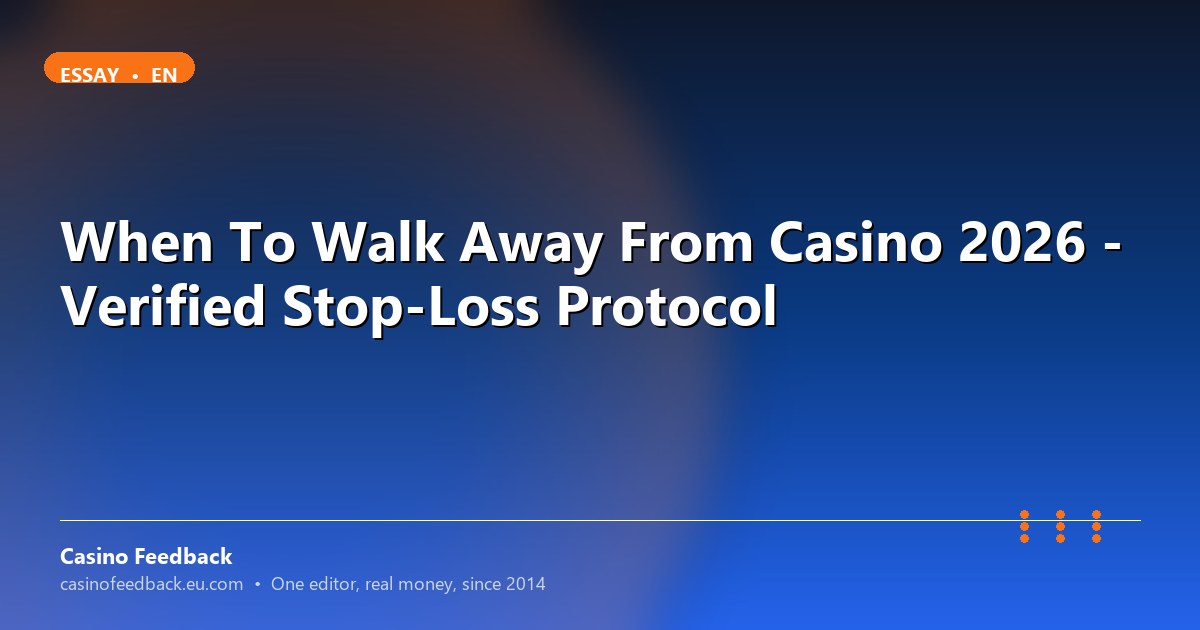 When to walk away: 5 rules
